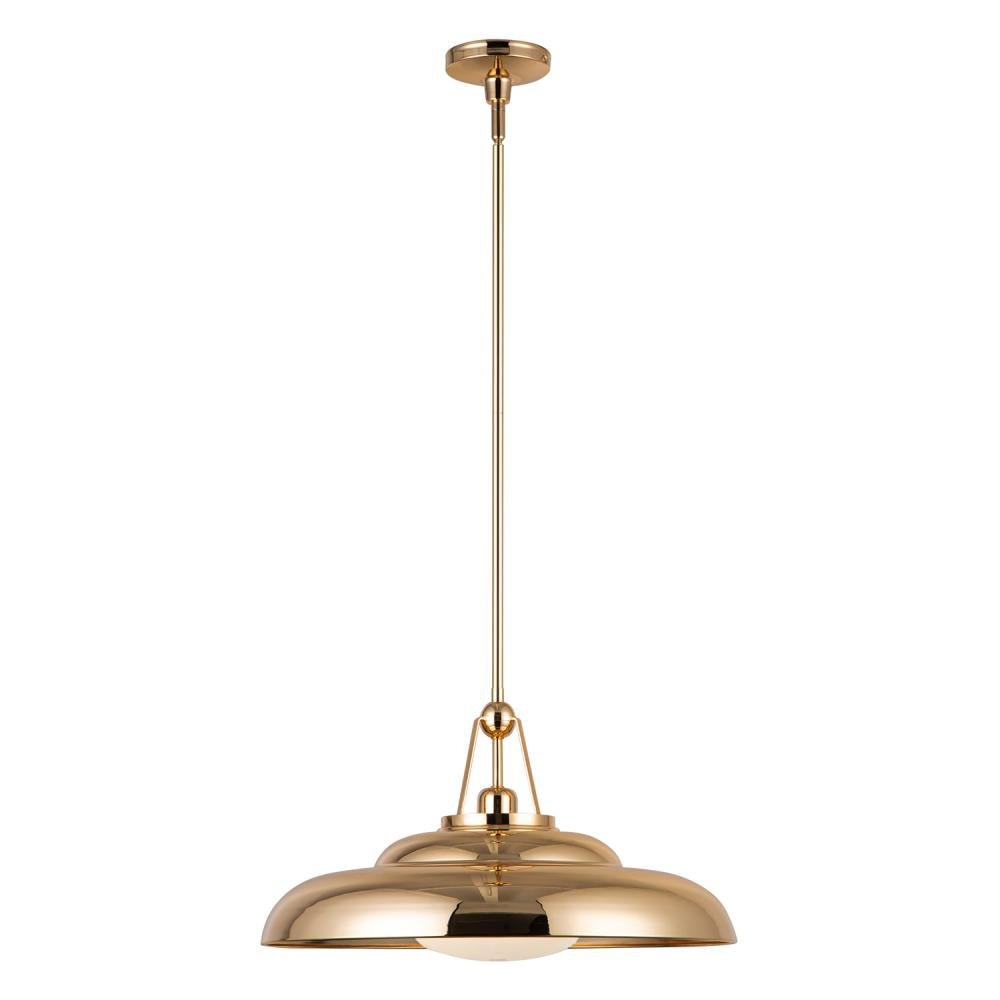 Alora Lighting PALMETTO PD344020PBGO Pendant - Polished Brass