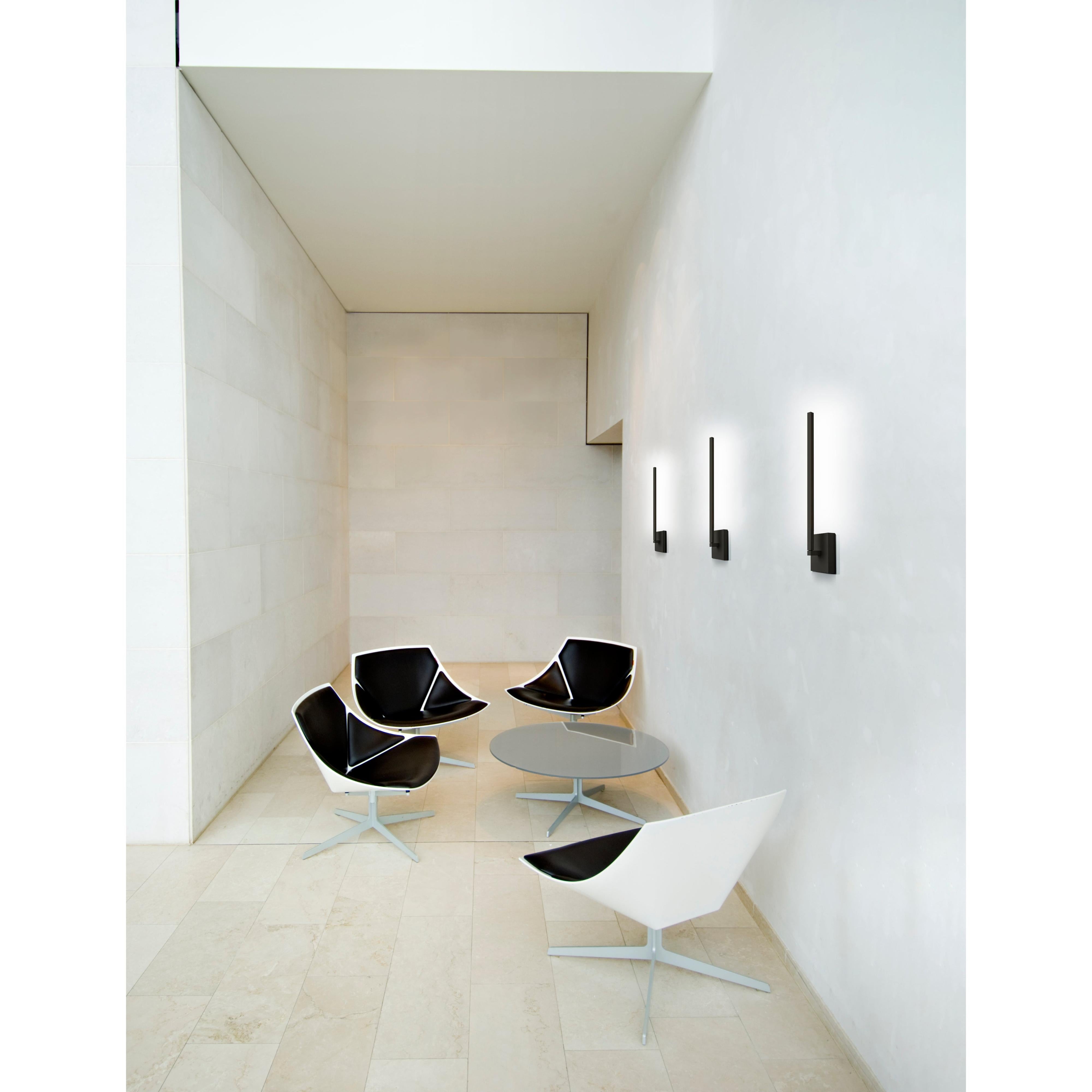 Pandora 18-in Black LED Wall Sconce