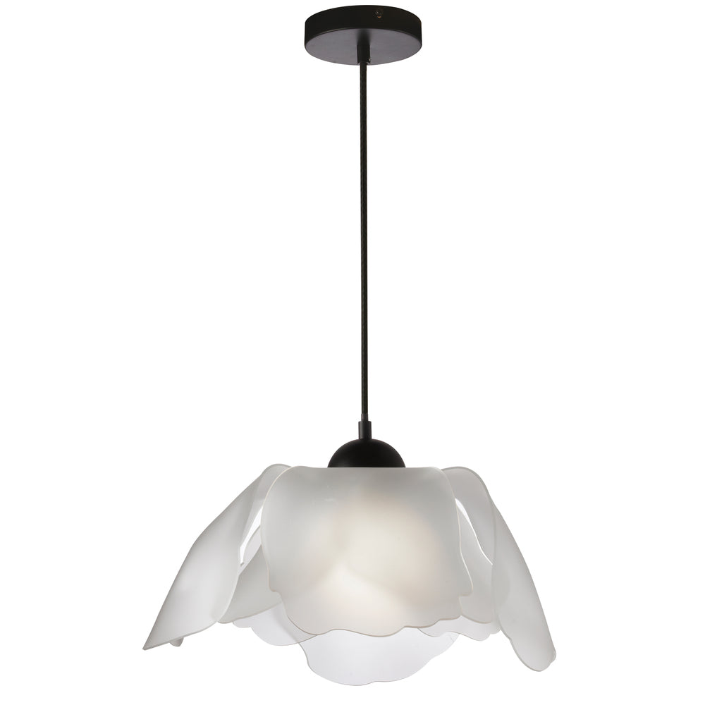 Dainolite PAS-171P-MB-WH Pendant Transitional - Matte Black