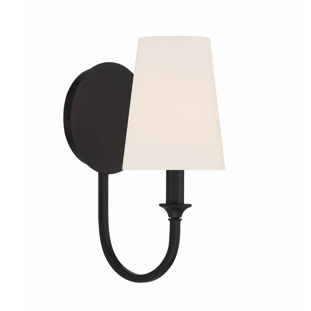 Crystorama PAYTON PAY-921-BF Sconce Contemporary - Black Forged