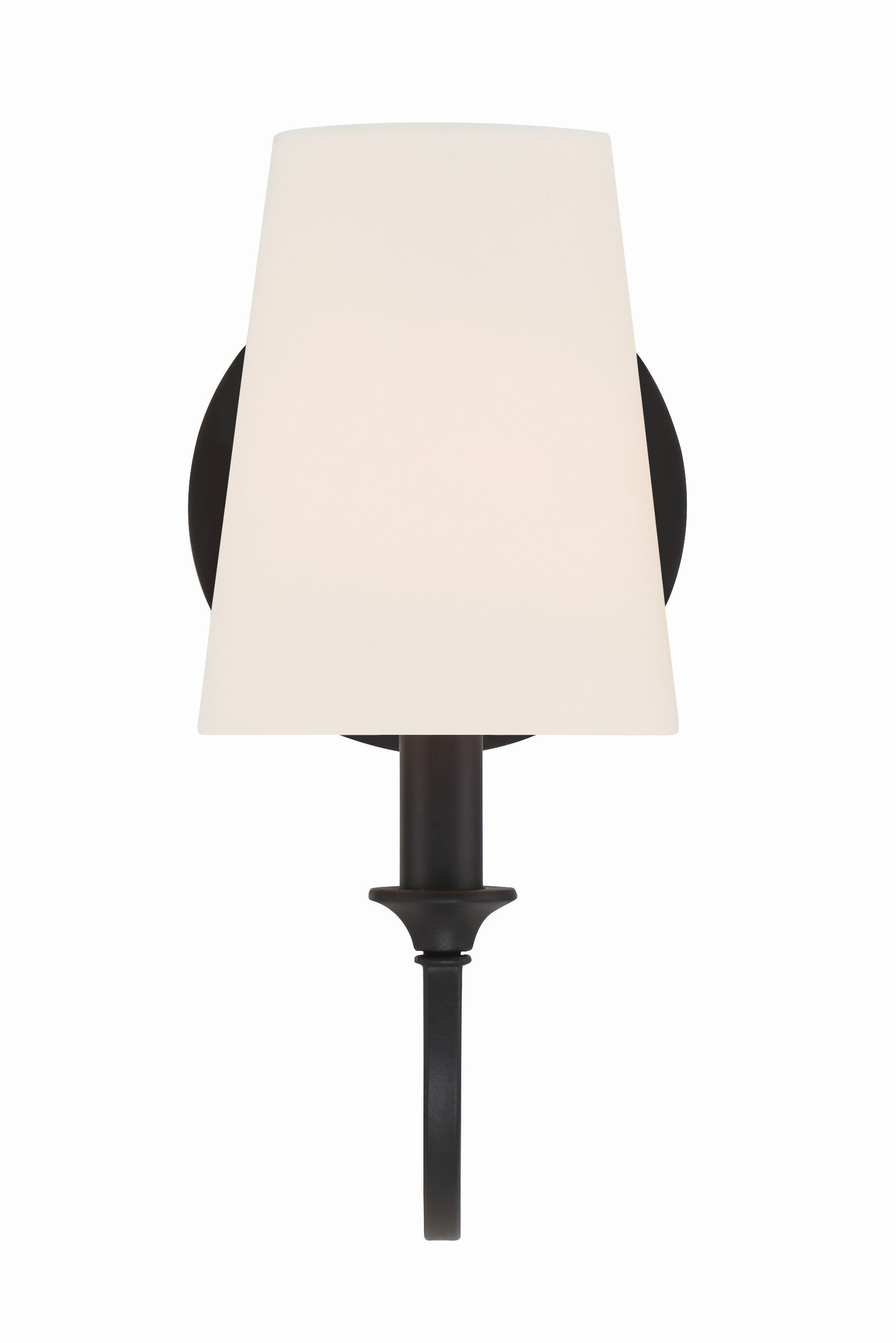 Crystorama Payton PAY-921-BF – 5.5 Inch – 1 Light – Sconce – Black Forged – Damp Rated