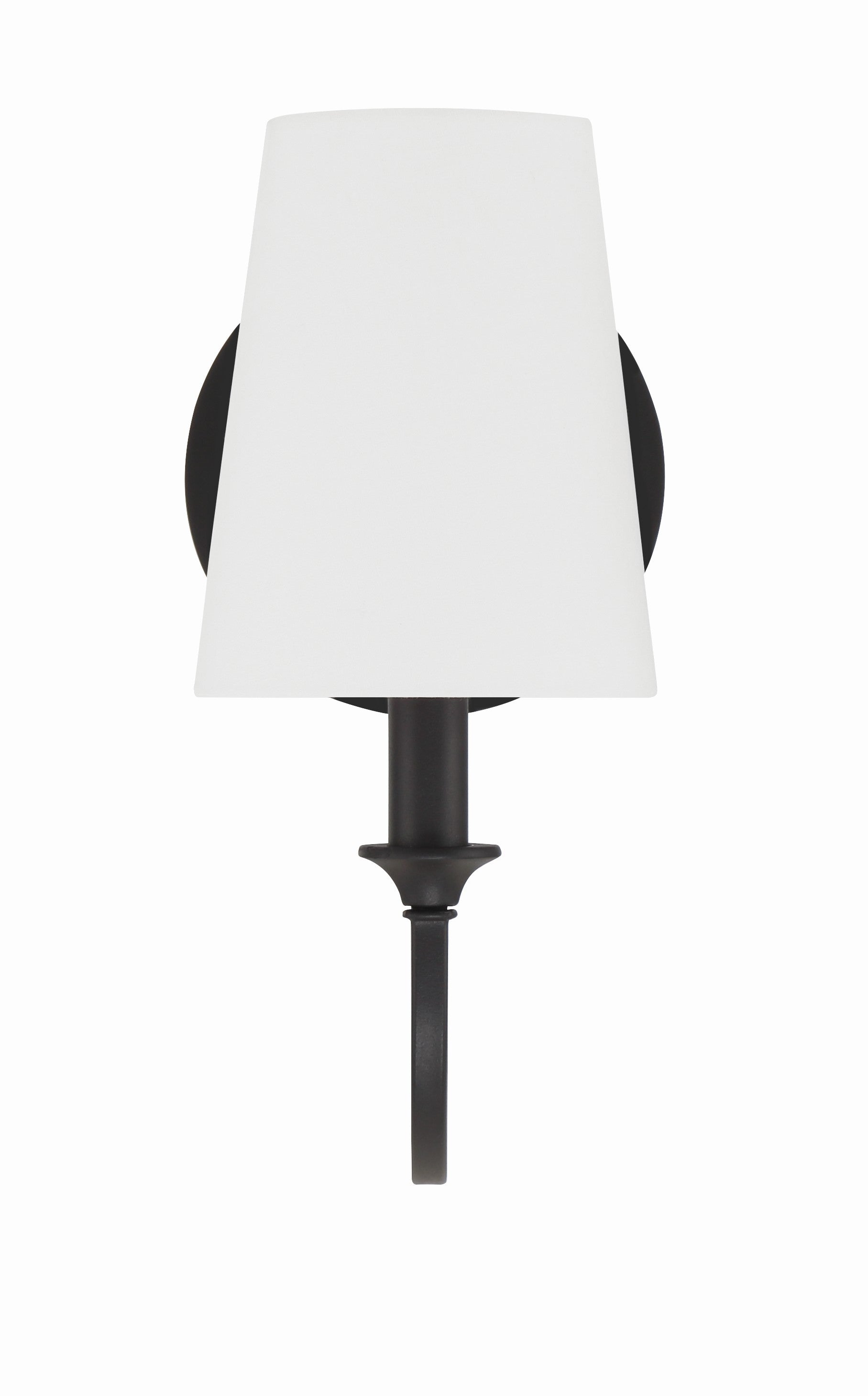 Crystorama Payton PAY-921-BF – 5.5 Inch – 1 Light – Sconce – Black Forged – Damp Rated