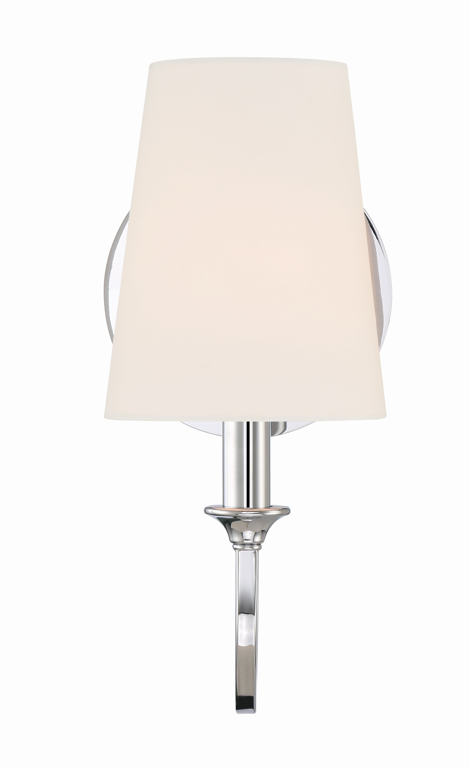 Crystorama Payton PAY-921-CH – 5.5 Inch – 1 Light – Sconce – Polished Chrome – Damp Rated