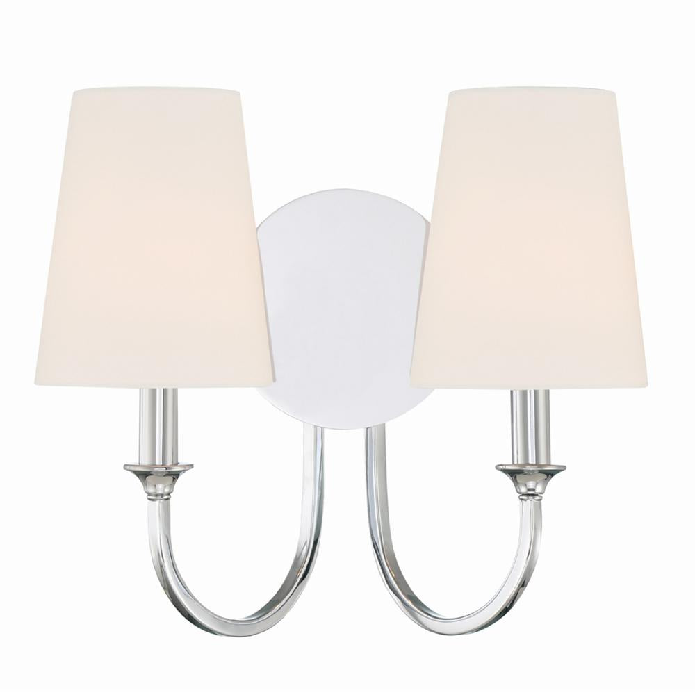 Crystorama PAYTON PAY-922-CH Sconce Contemporary - Polished Chrome