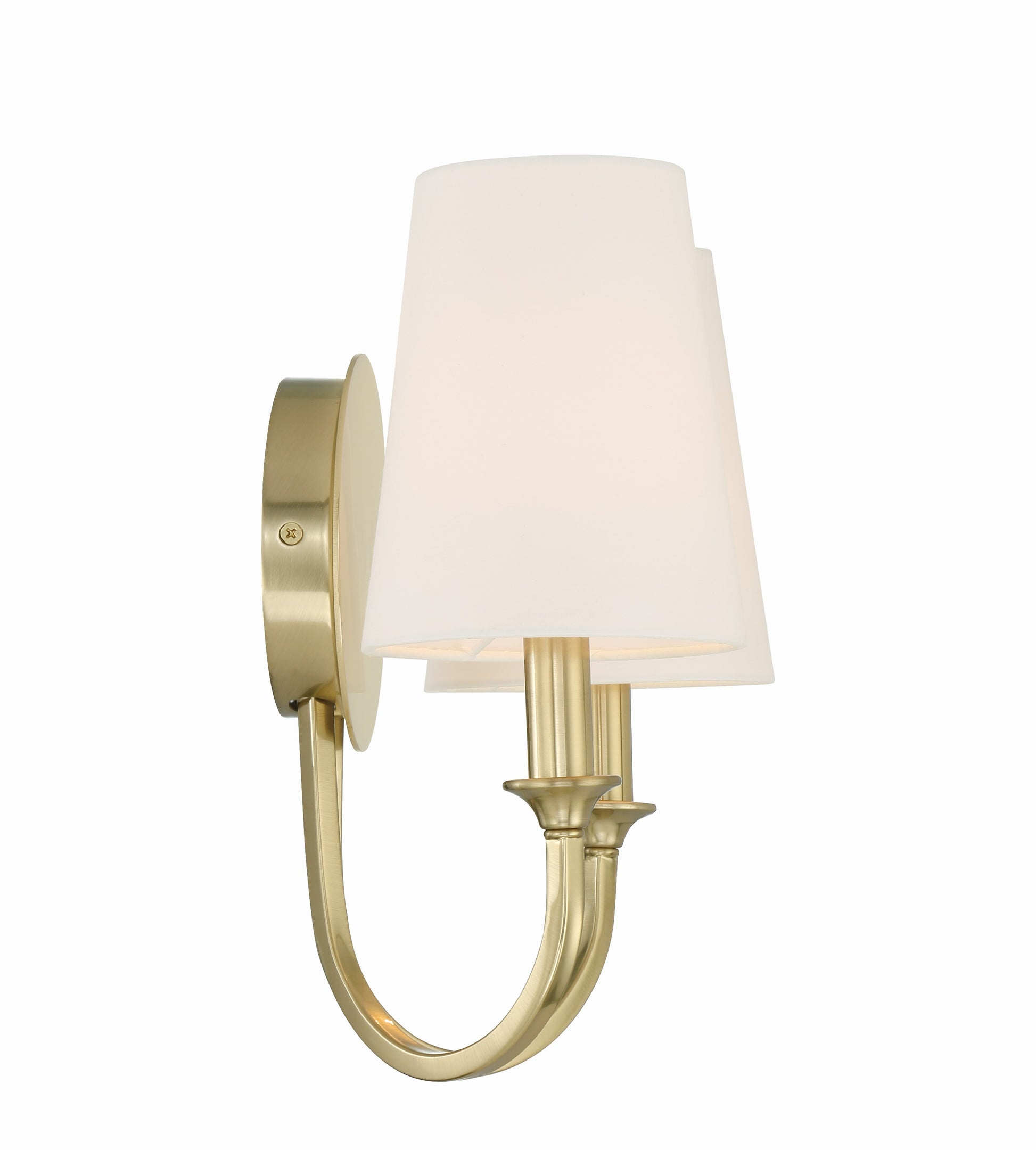 Crystorama Payton PAY-922-VG – 13.5 Inch – 2 Light – Sconce – Vibrant Gold – Damp Rated