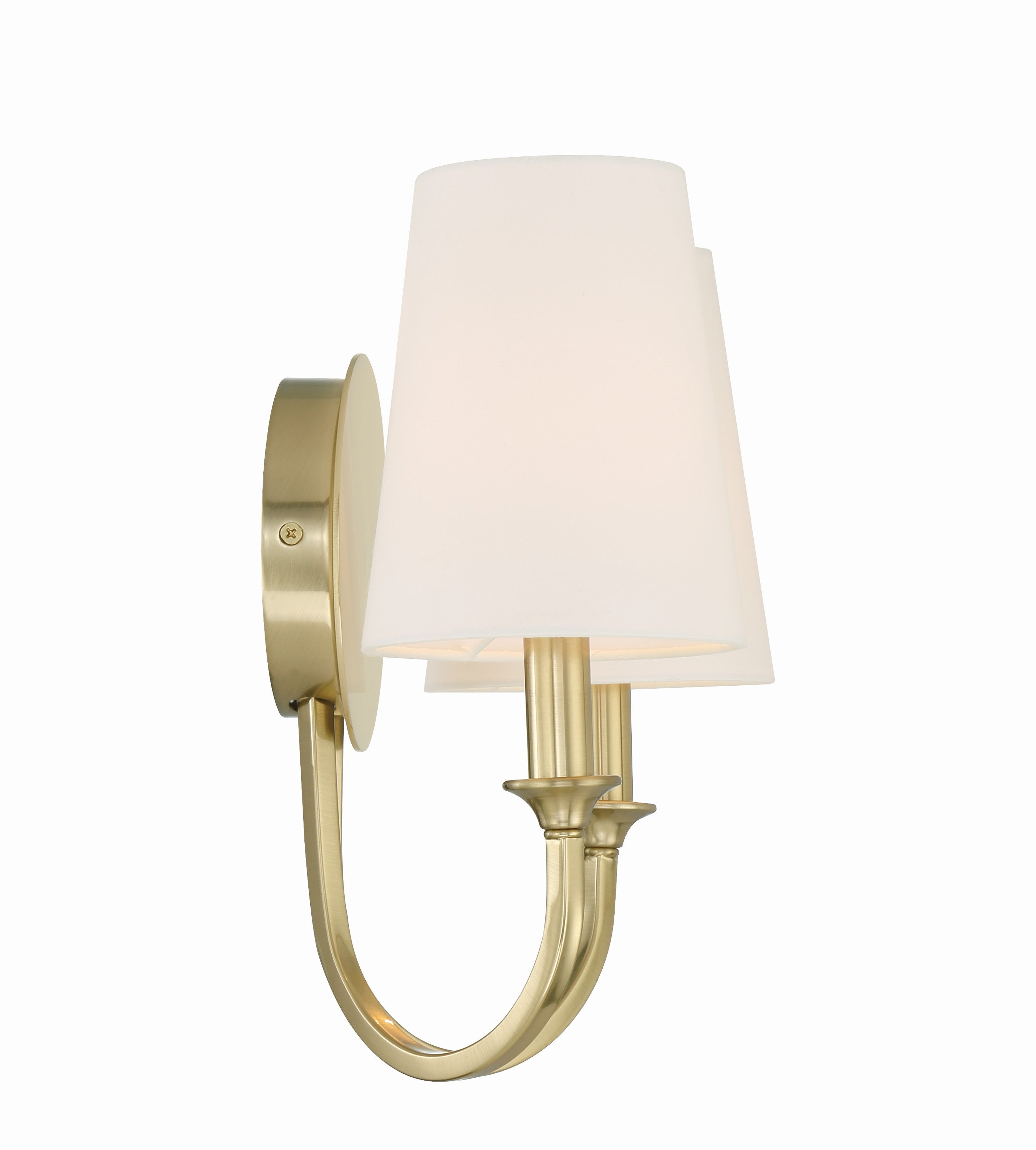Crystorama Payton PAY-922-VG – 13.5 Inch – 2 Light – Sconce – Vibrant Gold – Damp Rated