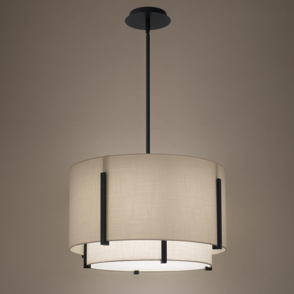 WAC Lighting PD-35320-BK Pendant Modern - Black