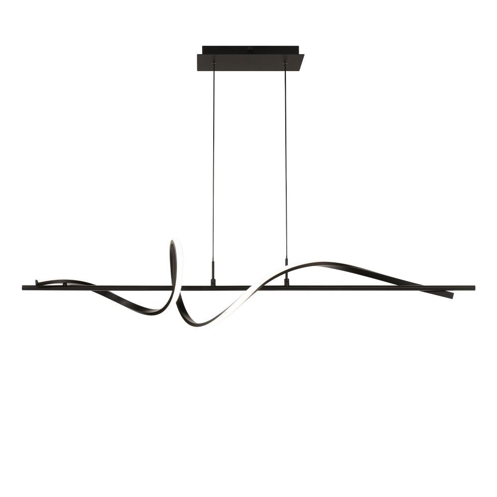 WAC Lighting PD-39443-40-BK Pendant Craftsman Mission - Black