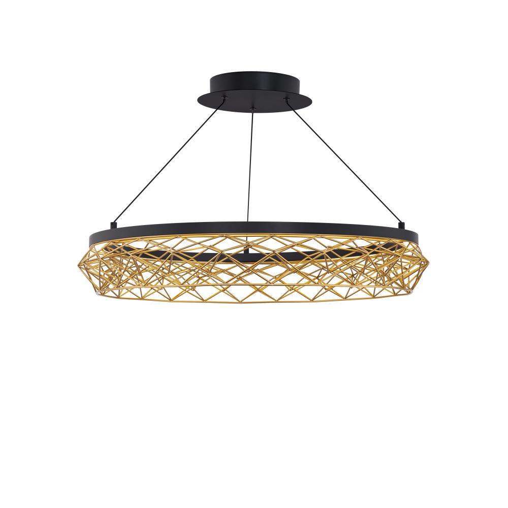 WAC Lighting PD-45427-BK/GO Pendant - Black Gold