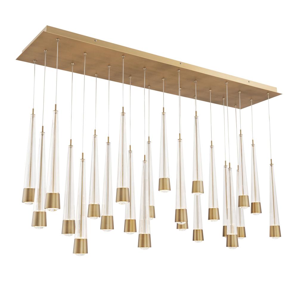 WAC Lighting PD-59423L-AB Chandelier - Aged Brass