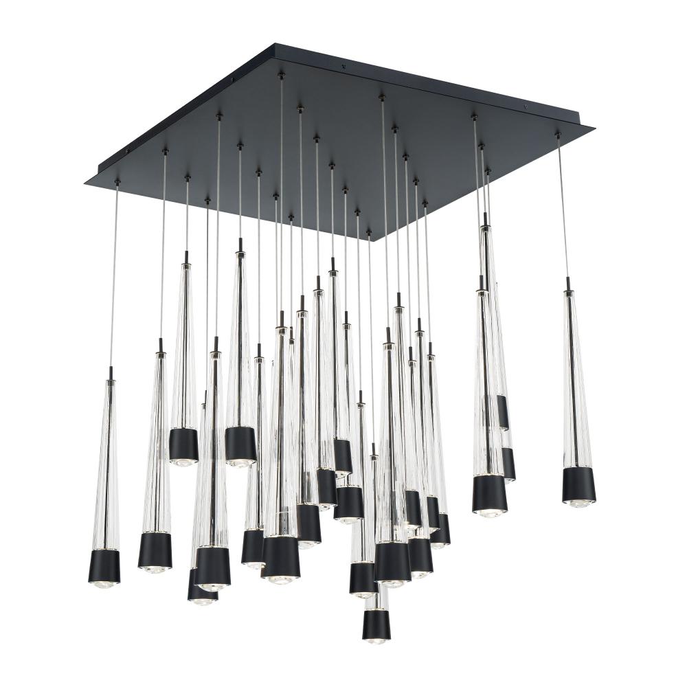 WAC Lighting PD-59425S-BK Chandelier - Black