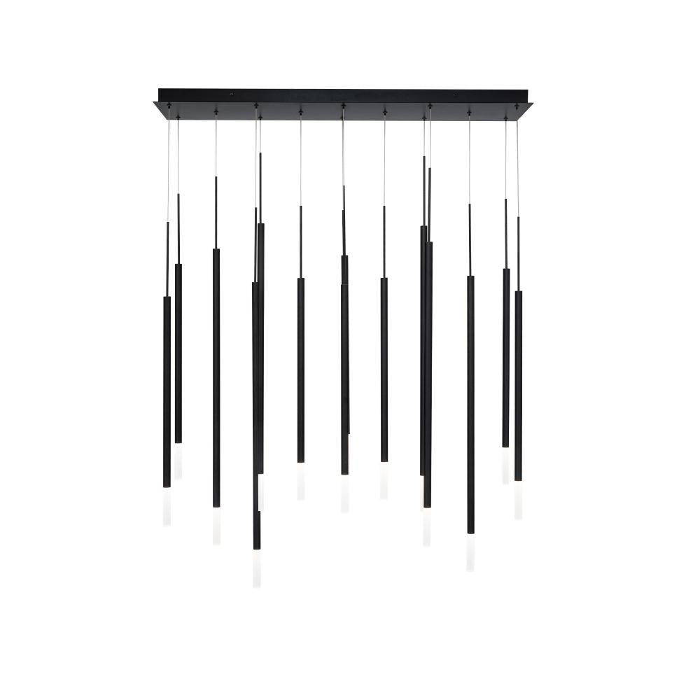 WAC Lighting PD-69414L-BK Chandelier - Black