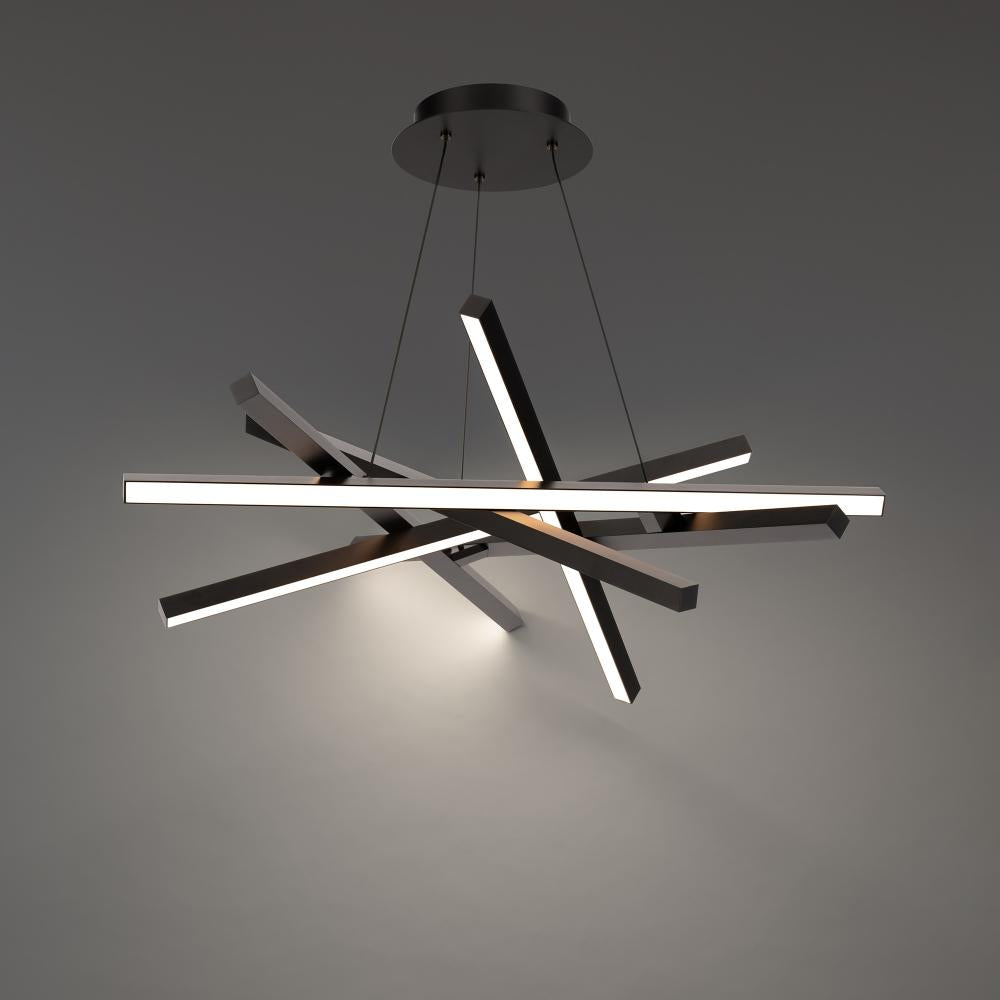 WAC Lighting PD-73134-BK Chandelier Modern - Black