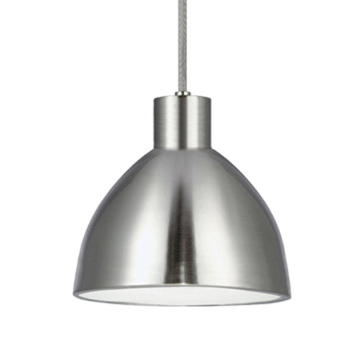 Chroma 12-in Brushed Nickel LED Pendant