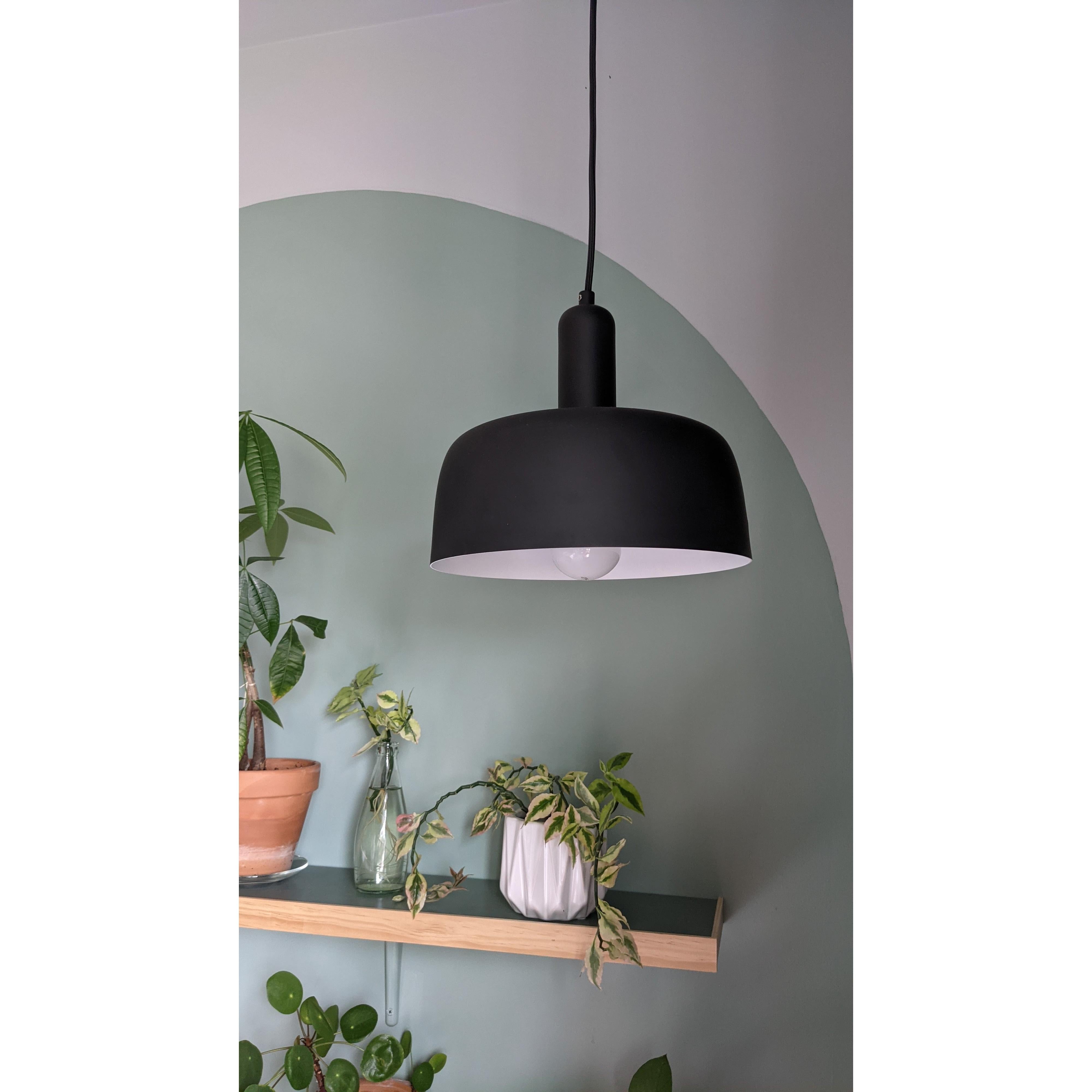 Adriano 10-in Matte Black 1 Light Pendant