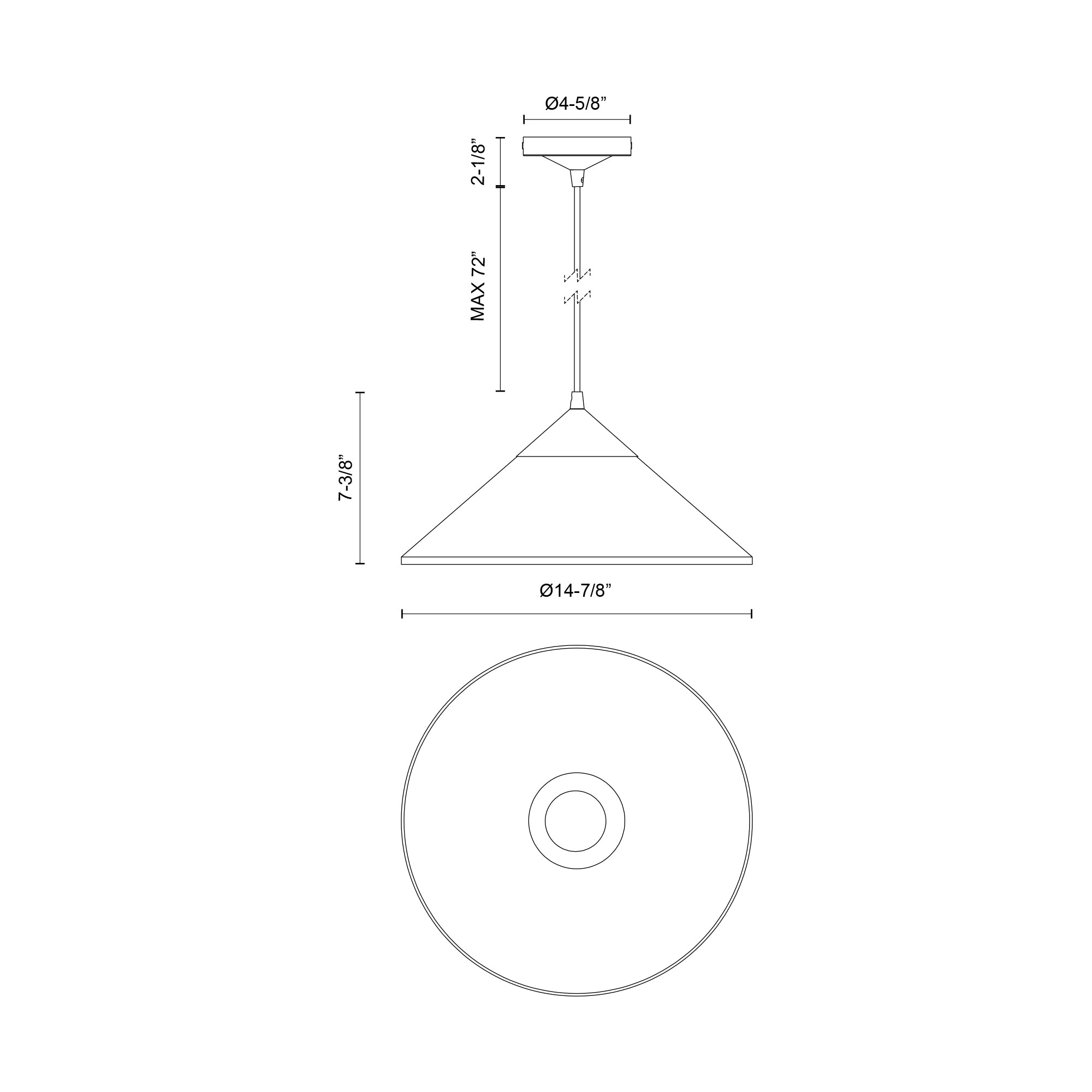 Mauer 15-in Matte Black/Smoked 1 Light Pendant