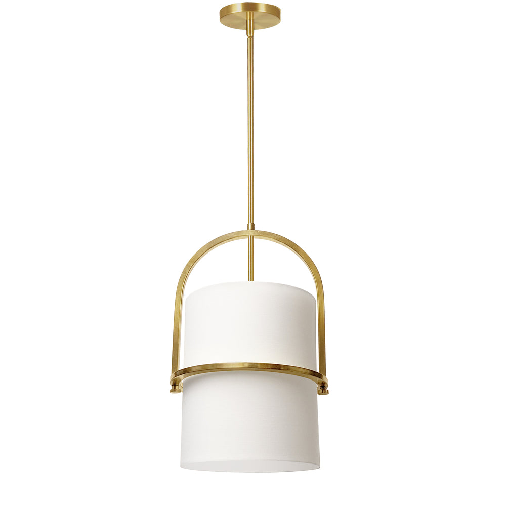 Dainolite PADDINGTON PDT-121P-AGB-WH Pendant Modern - Aged Brass