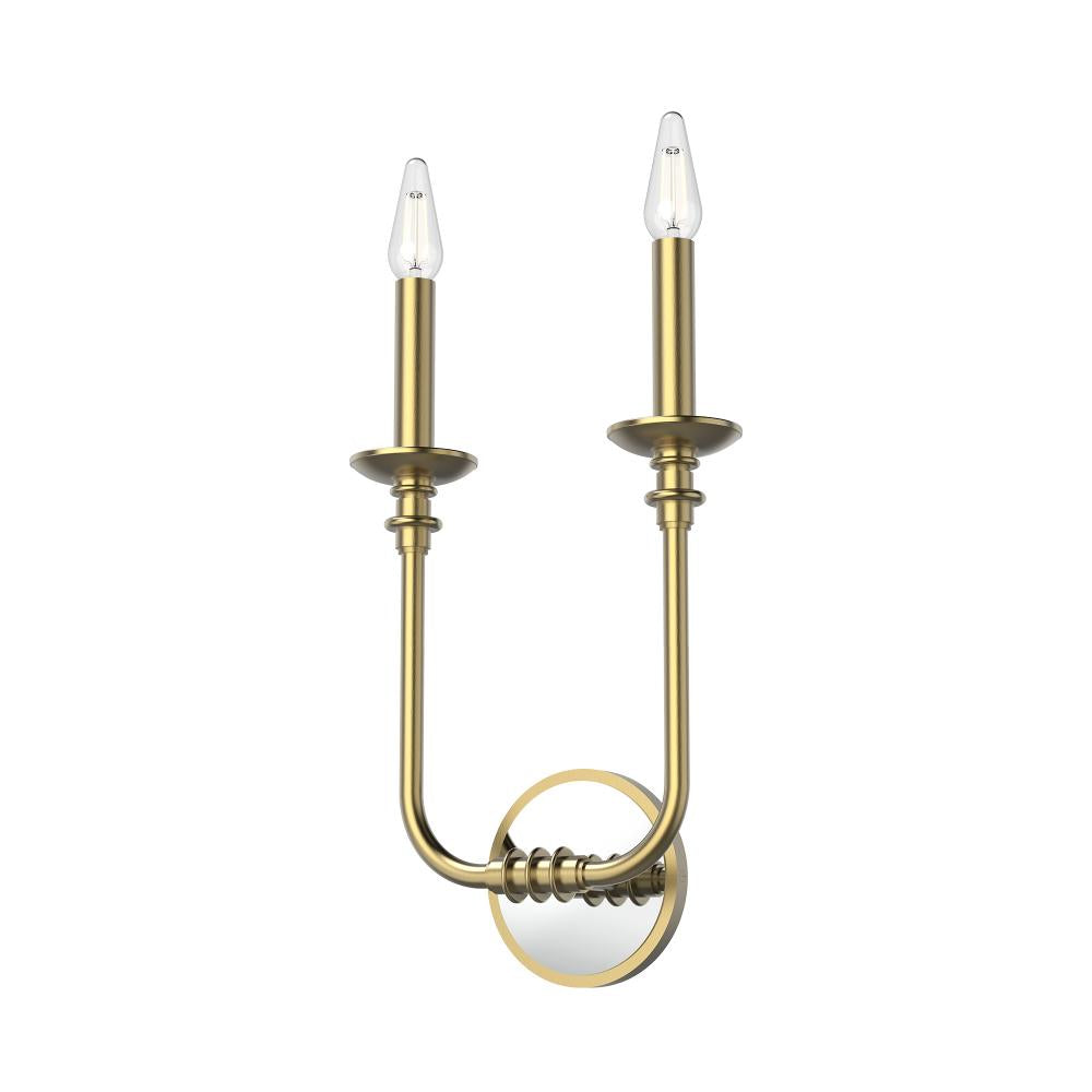 Alora Lighting PEABODY WV351502VB Bathroom Fixture Traditional - Vintage Brass