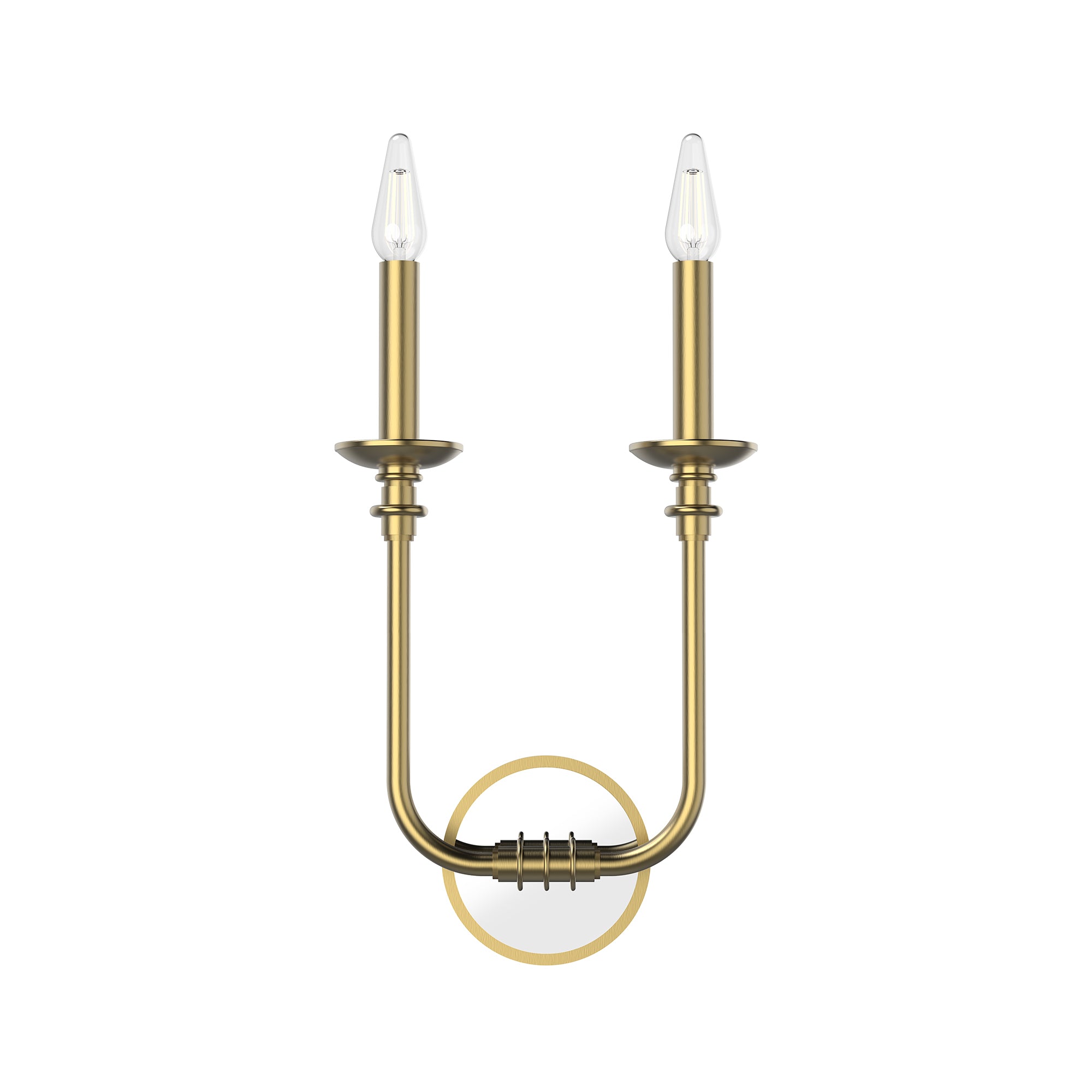 Peabody Vintage Brass 2 Lights Wall/Vanity