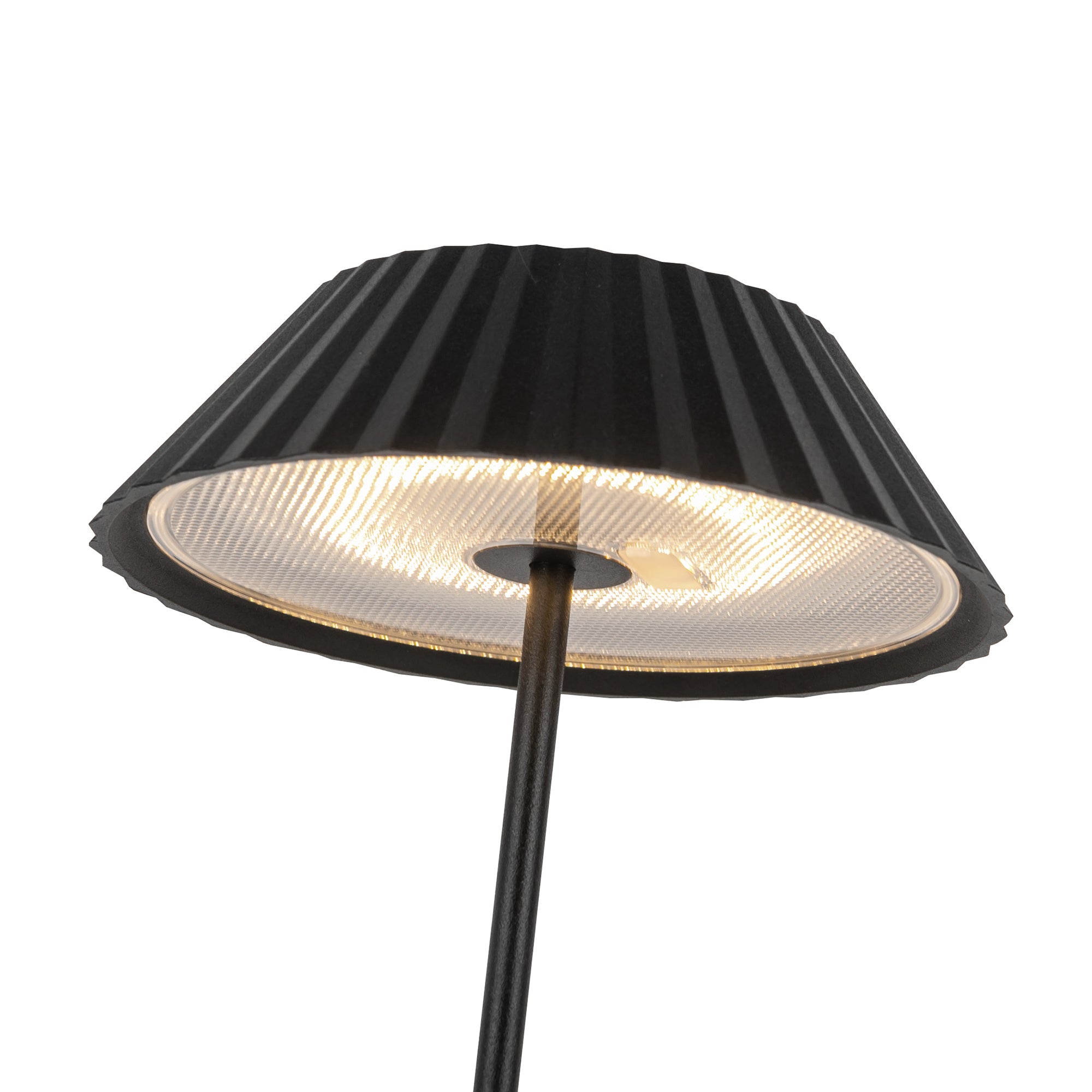 Pela 6-in Black LED Table Lamp