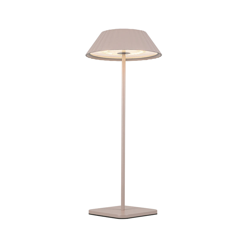 Pela 6-in Moonstone Gray LED Table Lamp