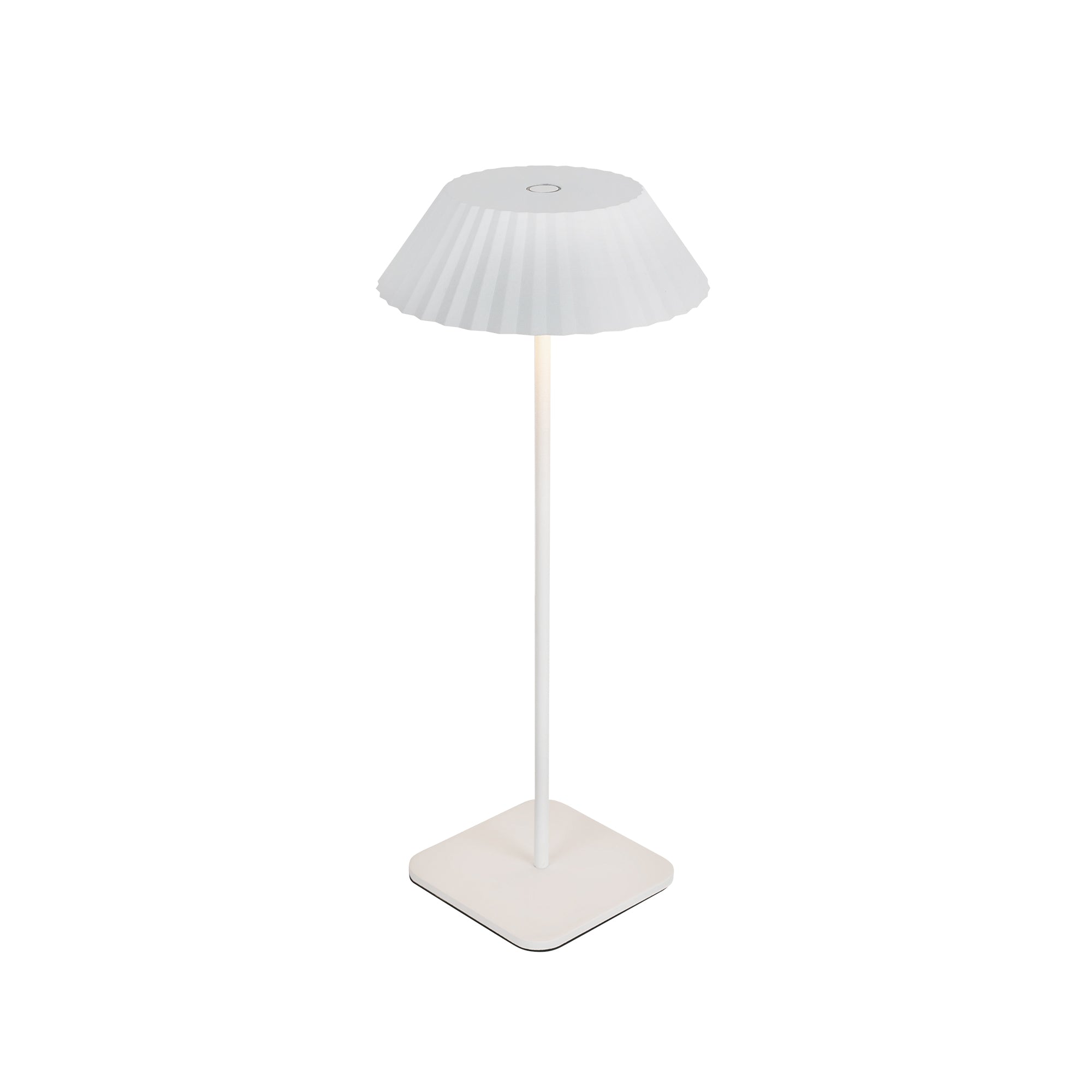 Pela 6-in White LED Table Lamp