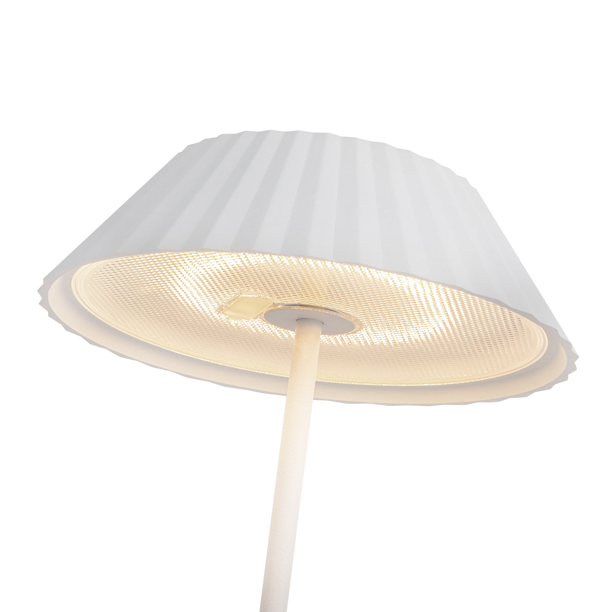 Pela 6-in White LED Table Lamp