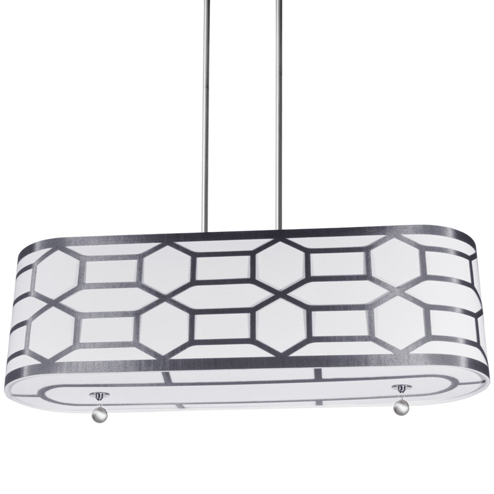 Dainolite PEMBROKE PEM-344HP-PC-SV Pendant Transitional - Silver