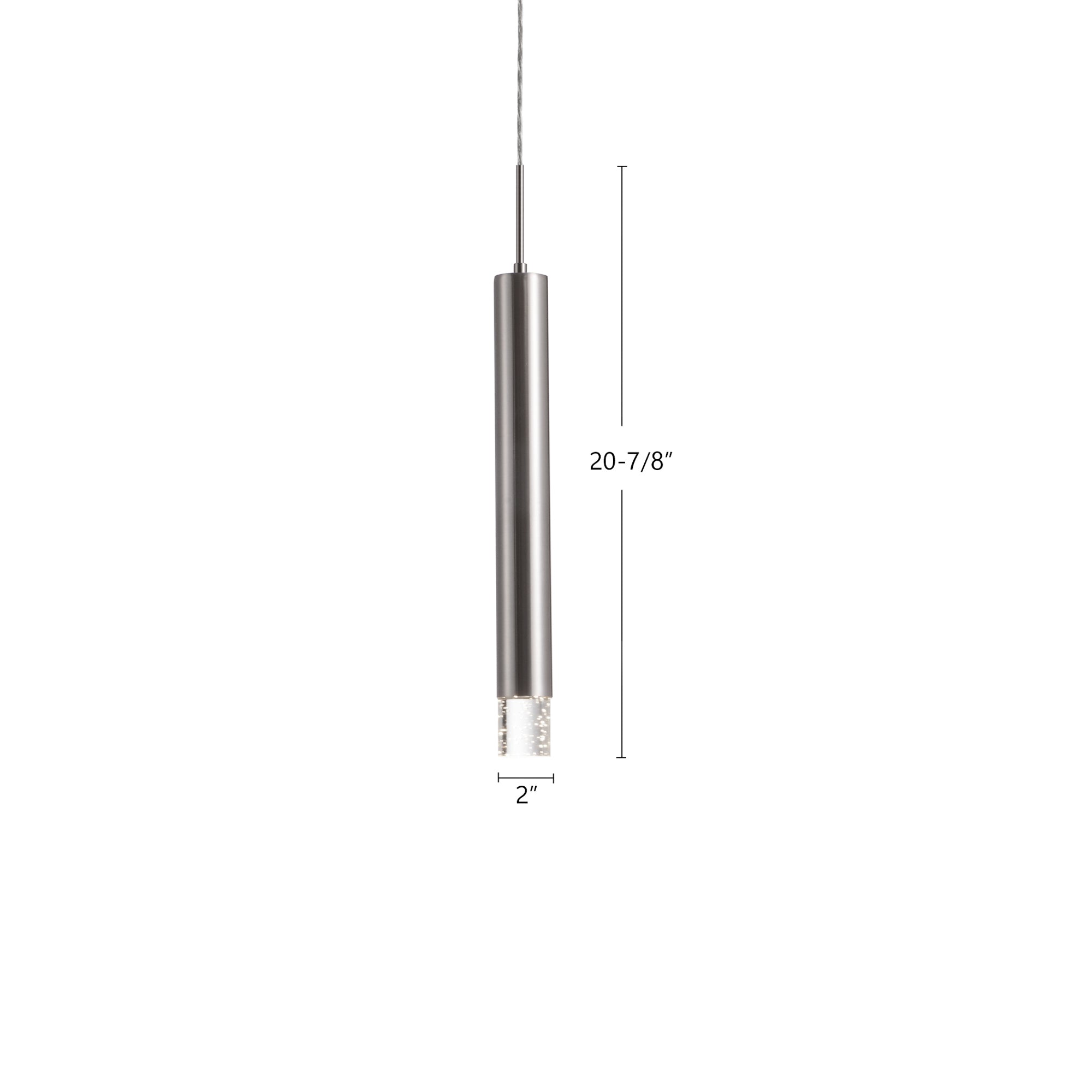 Pendula 16-in Chrome LED Pendant