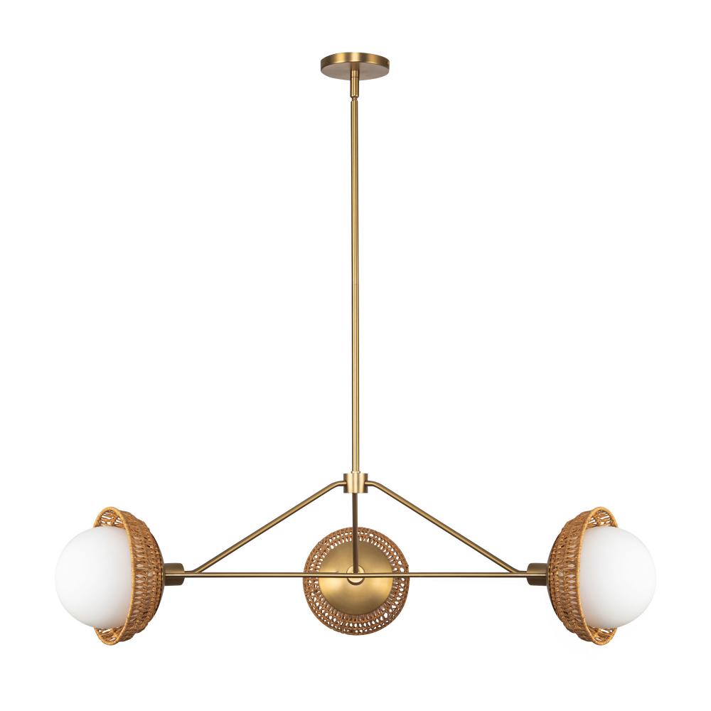 Alora Lighting PERTH CH490340BGOP Chandelier Bohemian - Brushed Gold