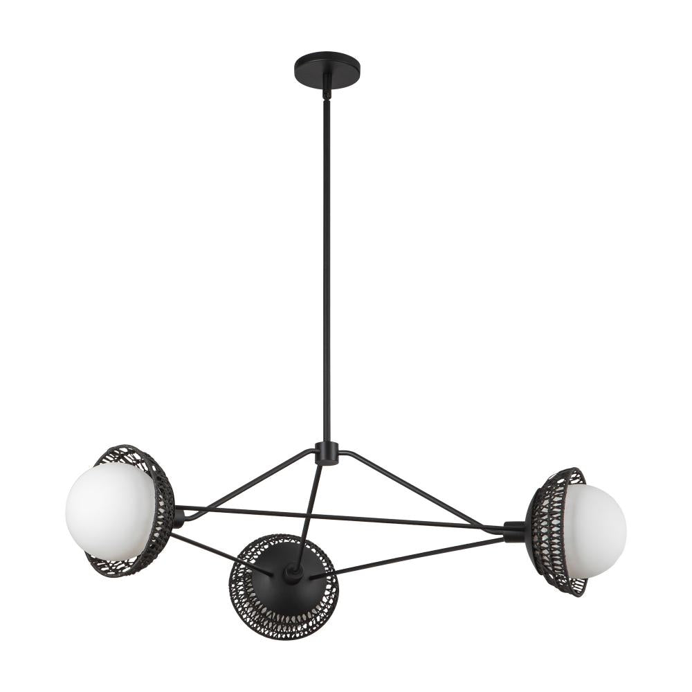 Alora Lighting PERTH CH490340MBOP Chandelier Bohemian - Matte Black