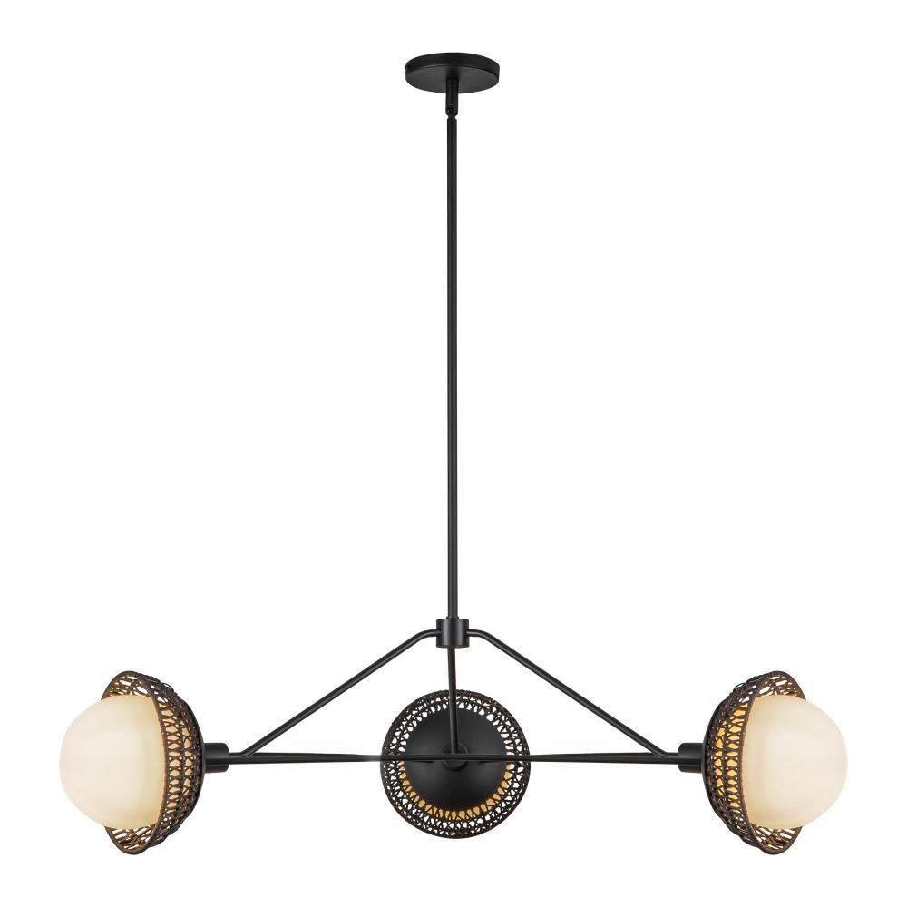 Alora Lighting PERTH CH490340MBOP Chandelier Bohemian - Matte Black