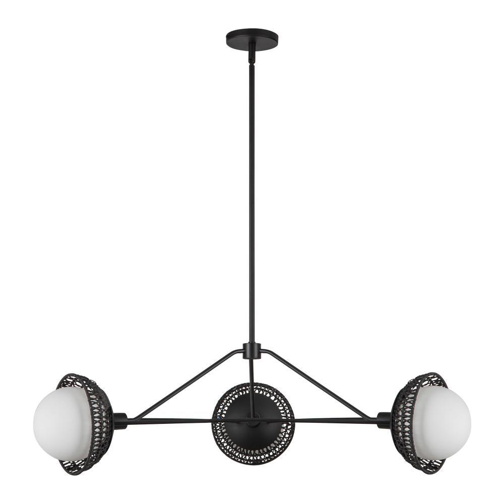 Alora Lighting PERTH CH490340MBOP Chandelier Bohemian - Matte Black