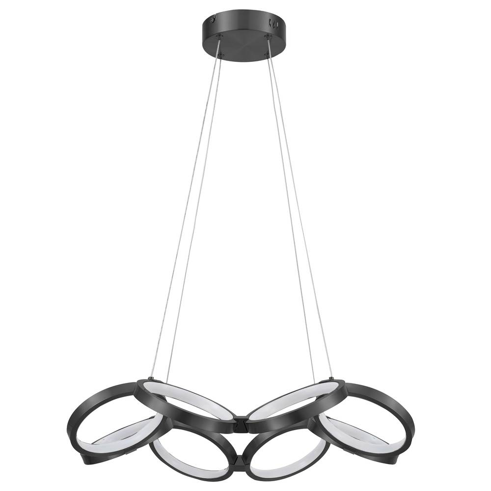 Dainolite PHO-2564LEDC-MB Chandelier Modern - Matte Black