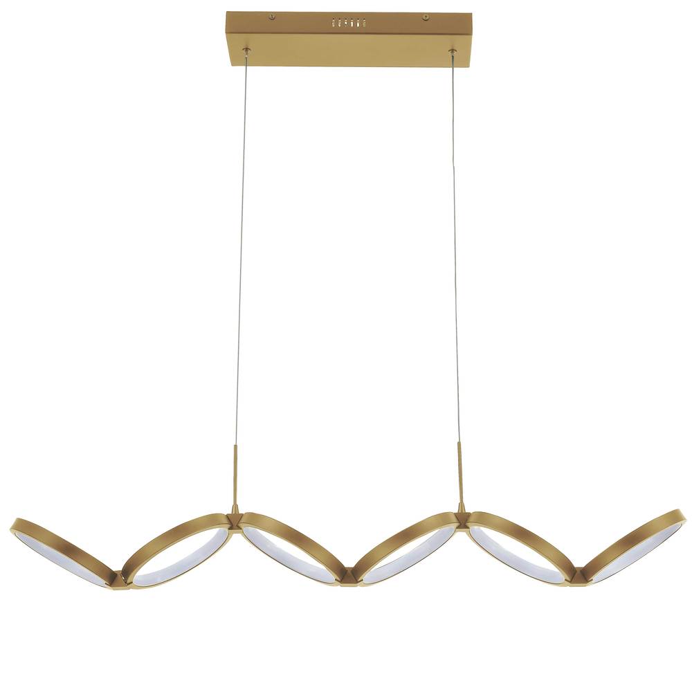 Dainolite PHO-4050LEDHP-AGB Pendant Modern - Aged Brass