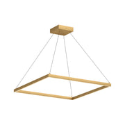 Kuzco Piazza PD88136-BG Pendant, UL Damp Rated, Brushed Gold