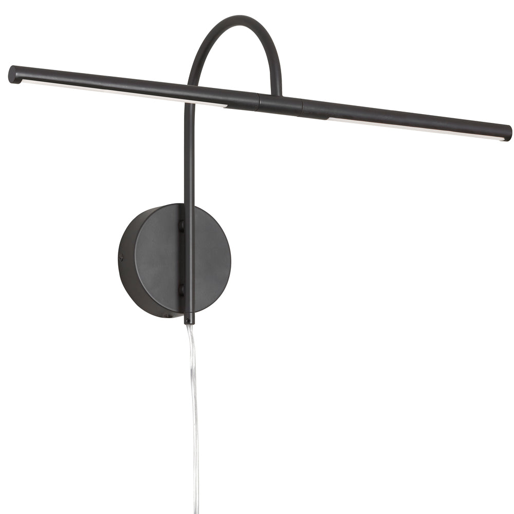 Dainolite DISPLAY/EXHIBIT PICLED-242-MB Sconce Contemporary - Matte Black