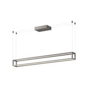 Plaza 48-in Black LED Linear Pendant