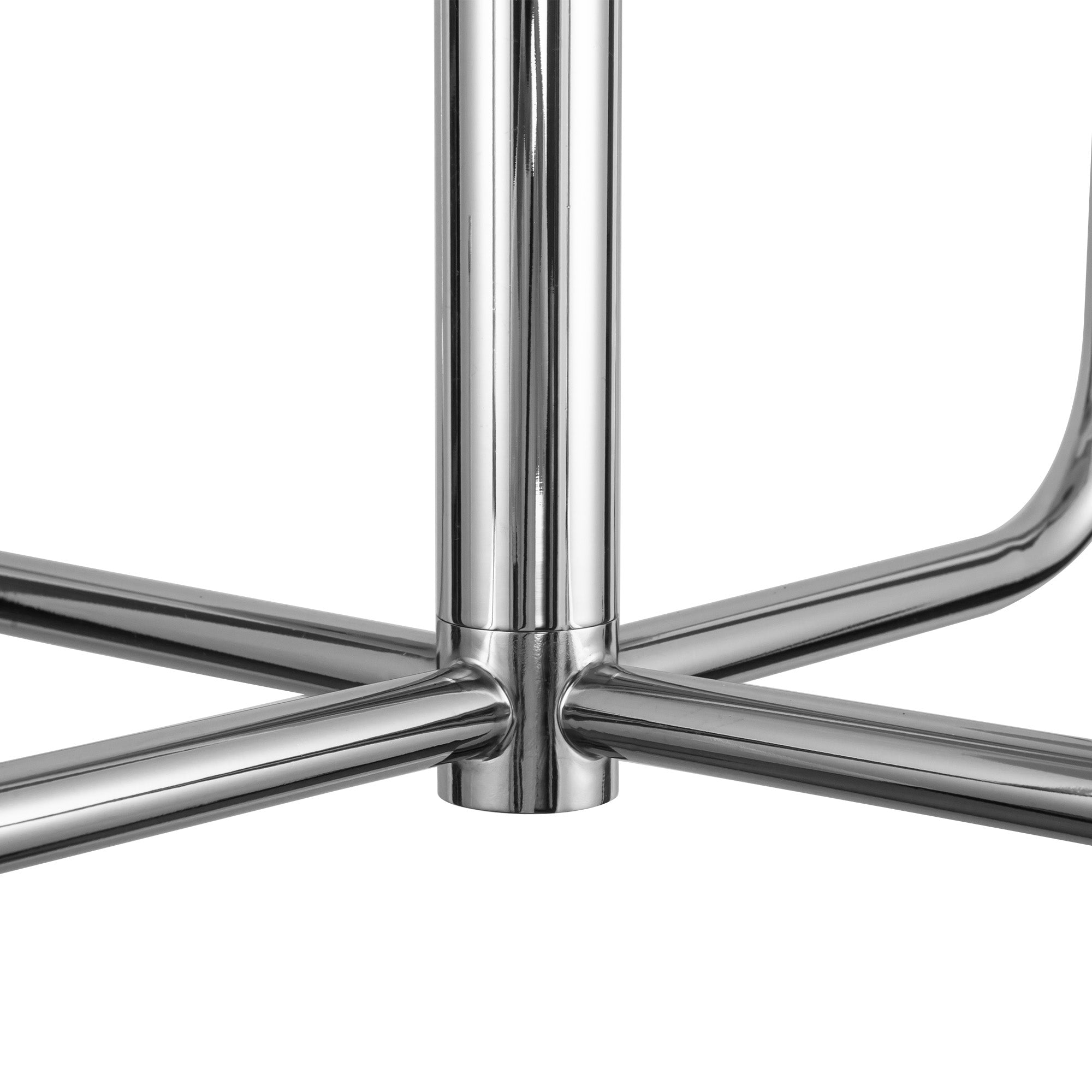 Plisse 23-in Chrome/Opal Matte Glass 4 Lights Chandeliers