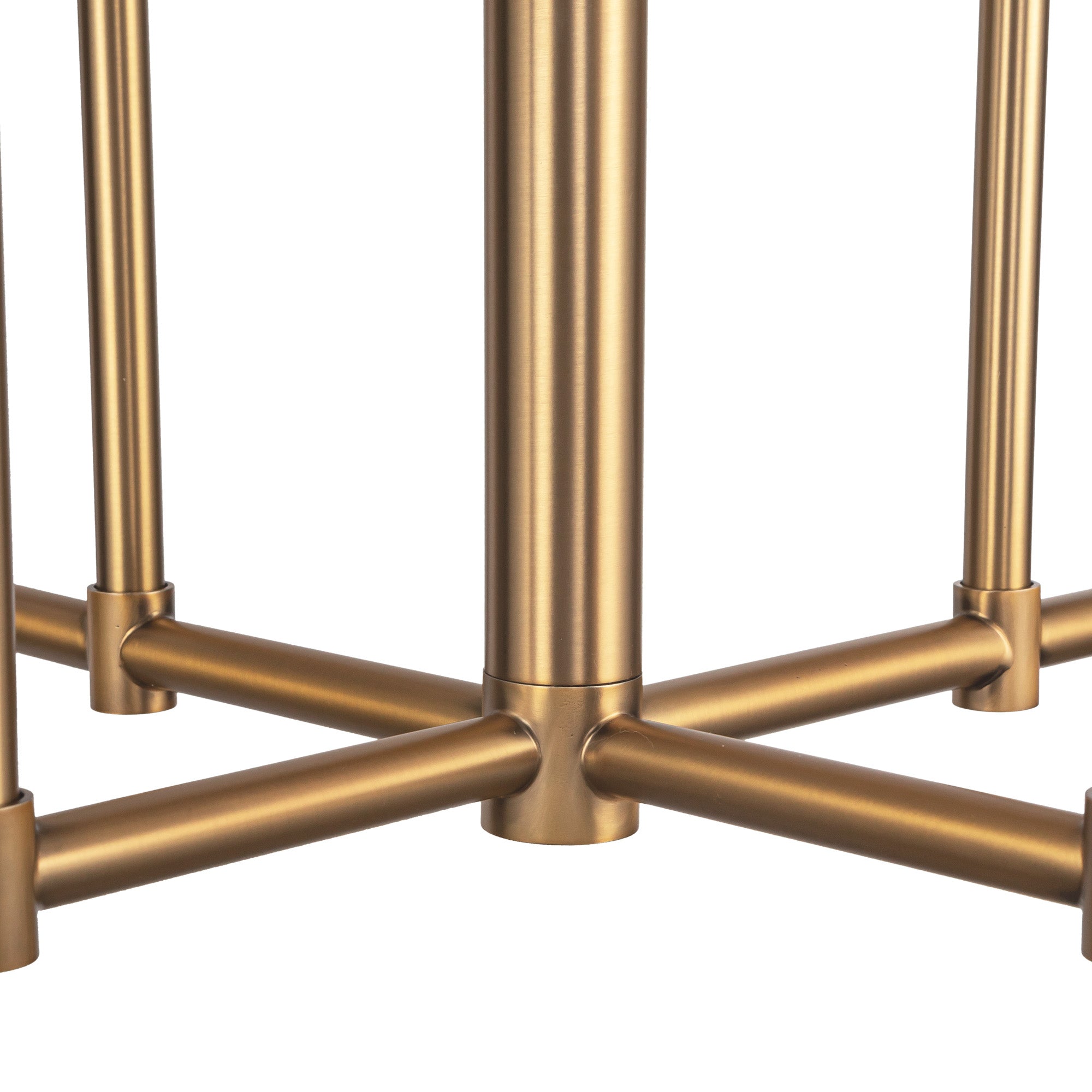 Plisse 30-in Aged Gold/Opal Matte Glass 8 Lights Chandeliers