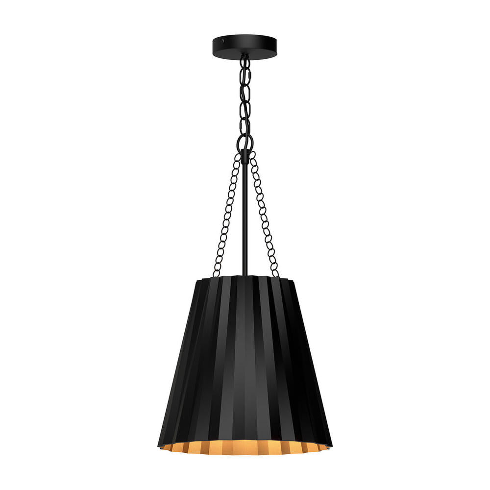 Alora Lighting PLISSE PD528012MB Pendant - Matte Black