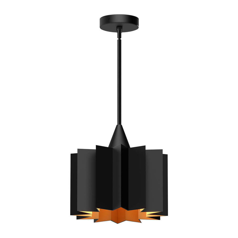 Alora Lighting PLISSE PD528412MB Pendant - Matte Black