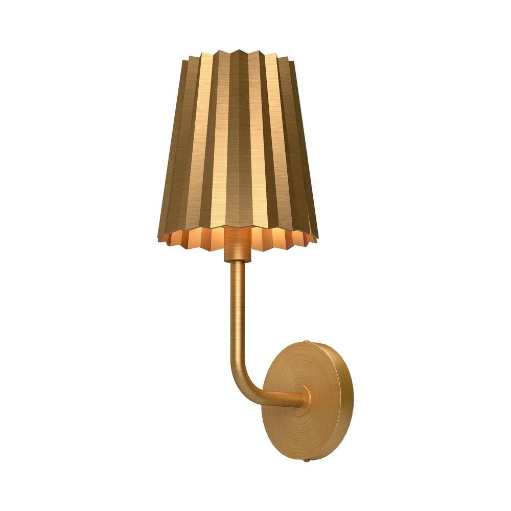 Alora Lighting PLISSE WV528007AG Bathroom Fixture - Aged Gold