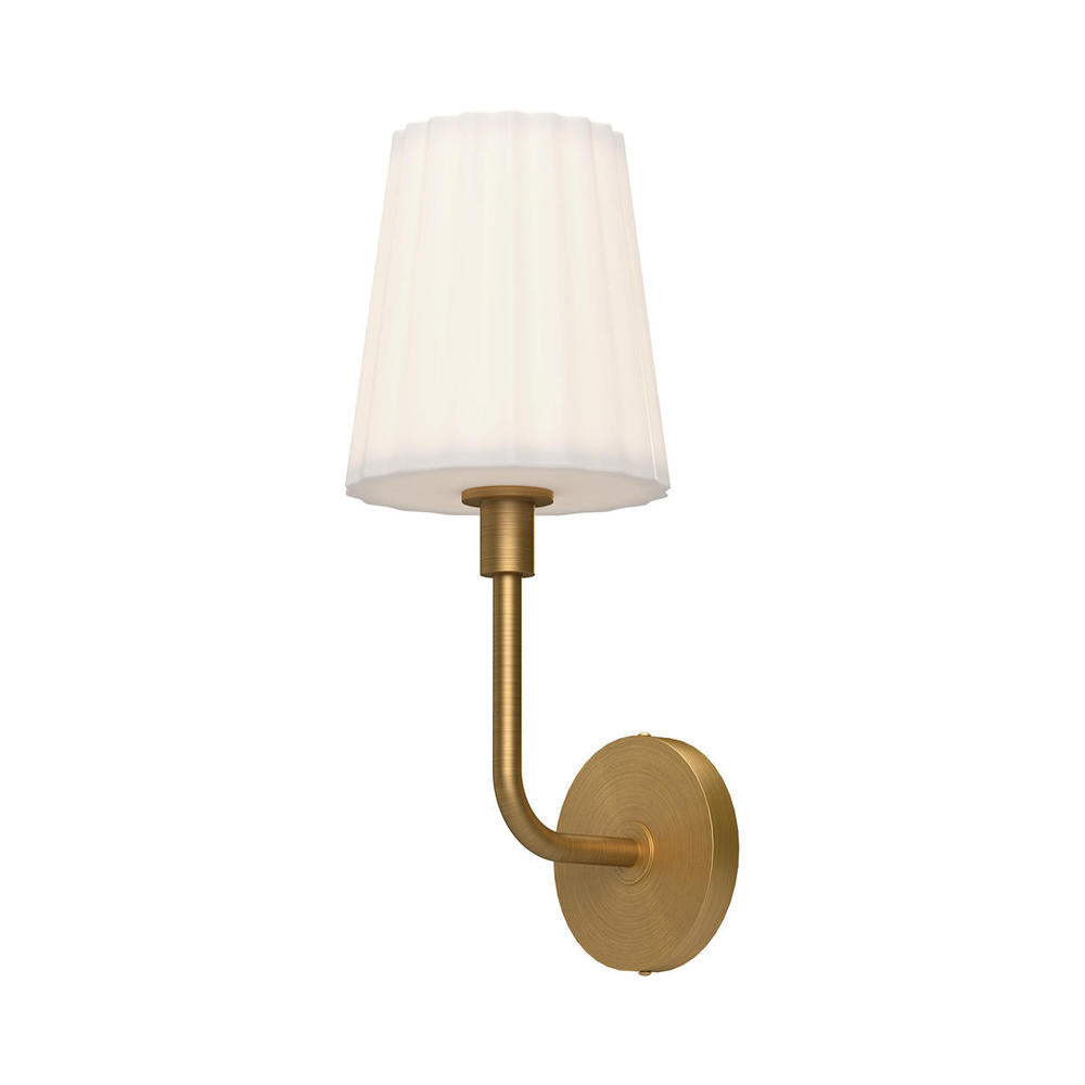 Alora Lighting PLISSE WV628107AGOP Bathroom Fixture - Aged Gold