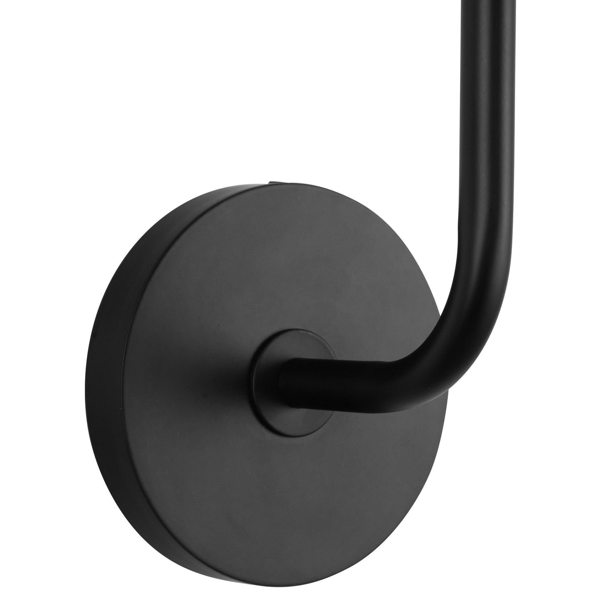 Plisse 7-in Matte Black/Opal Matte Glass 1 Light Wall/Vanity