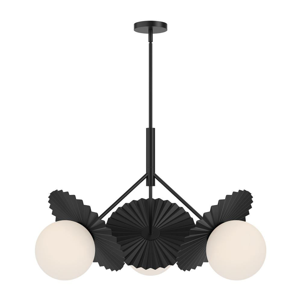 Alora Lighting PLUME CH501334MBOP Chandelier - Matte Black