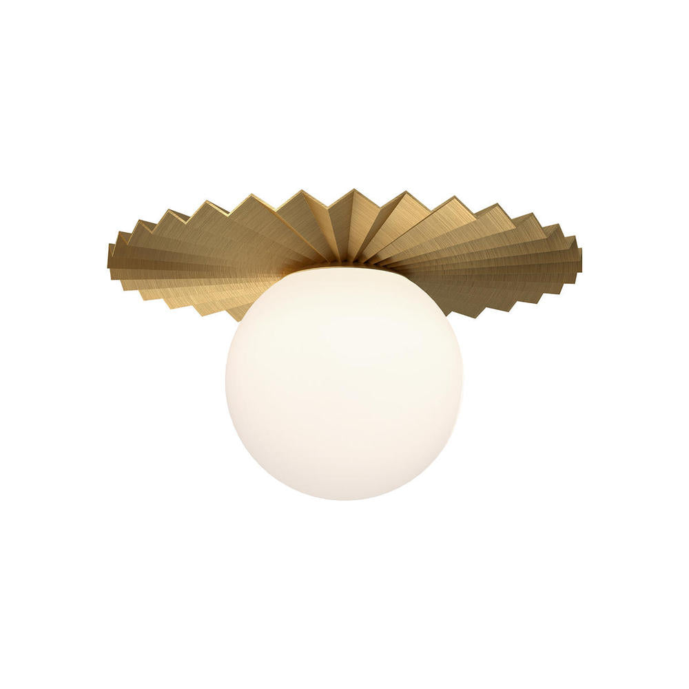 Alora Lighting PLUME FM501212BGOP Flush Mount - Brushed Gold