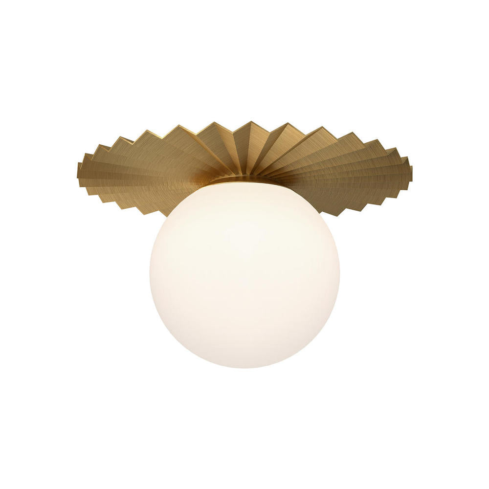 Alora Lighting PLUME FM501214BGOP Flush Mount - Brushed Gold