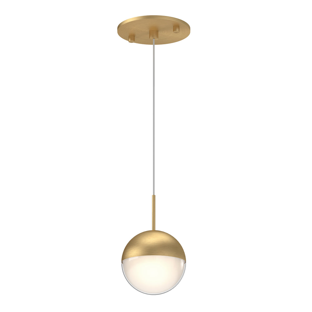 Kuzco Lighting 402801BG-LED Pendant, 9W, Brushed Gold