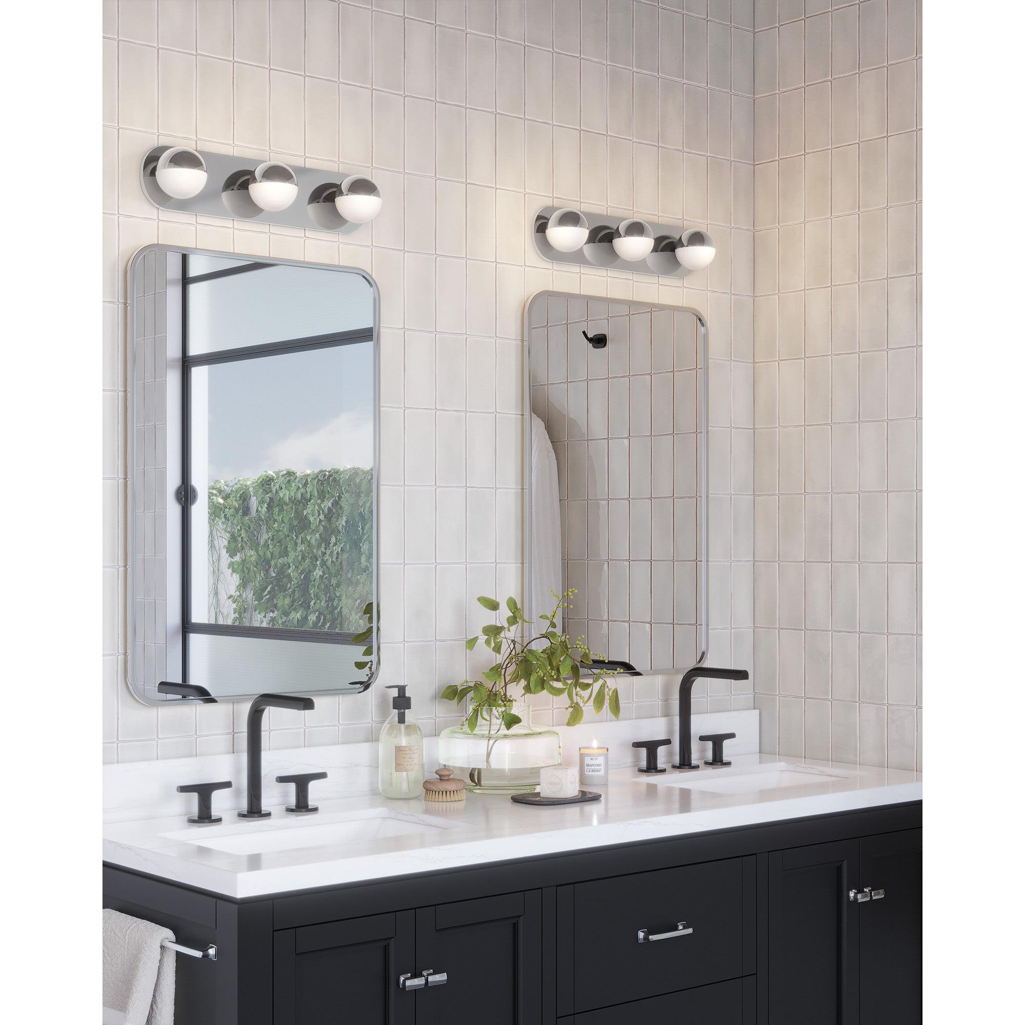 Pluto 21-in Chrome LED Vanity
